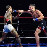 Yannick Krähenbühl en plein combat